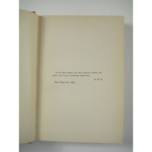 A Daughter Of The Tenements Edward W Townsend 1895 Red Hardcover - Picture 4 of 11